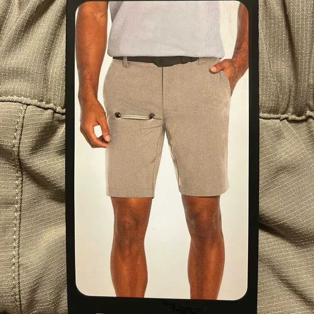 Banana Republic Men's Flat Front Shorts Stretch Comfort Waist Size 40 NWT